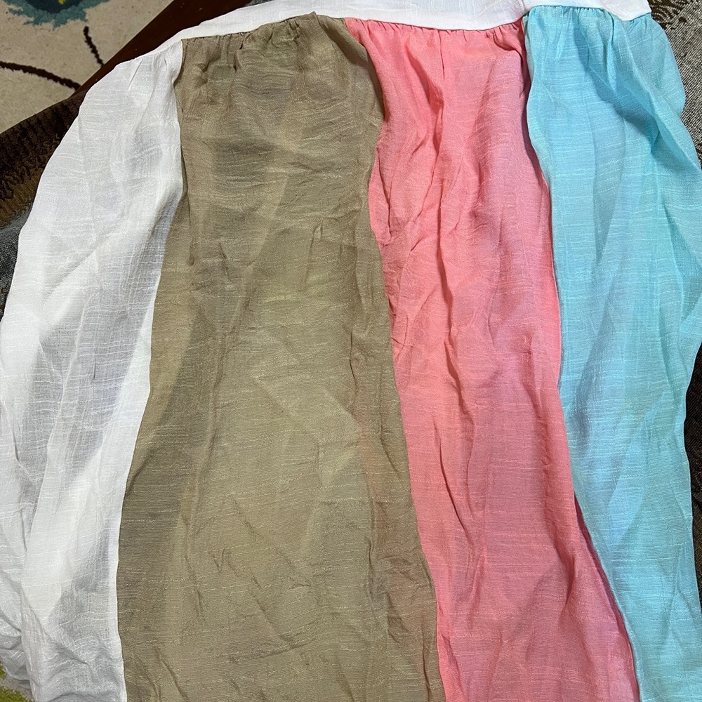Sarong skirt swim cover up multi color